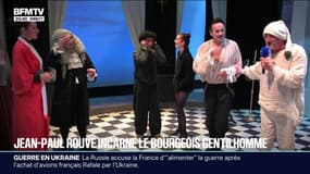 L'acteur Jean-Paul Rouve incarne le "Bourgeois Gentilhomme" au Théâtre Antoine