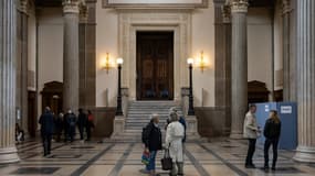 Vue de la cour d'assises de Lyon, le 19 octobre 2023