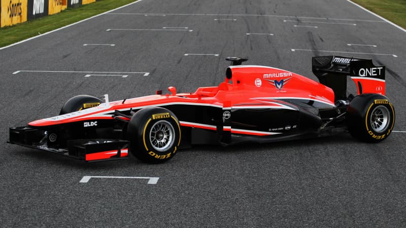 Cette Marussia MR02 était encore sur les pistes de F1 en 2013