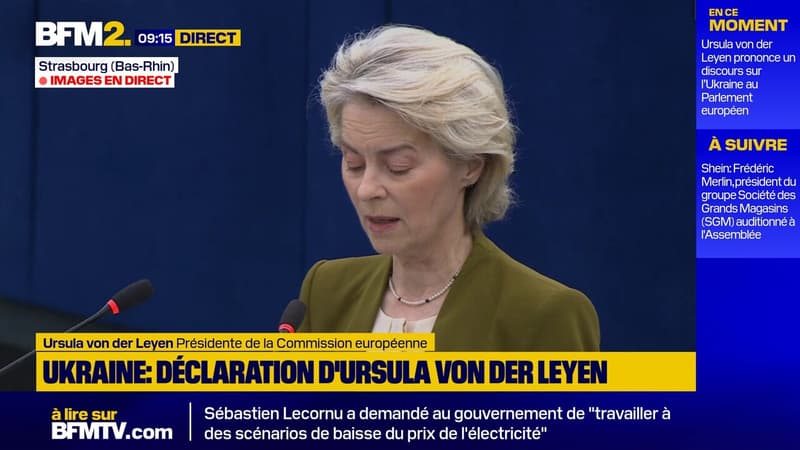 Pourparlers sur l'Ukraine: "Il faudra beaucoup plus d'efforts encore mais nous avons un point de départ", réagit Ursula Von der Leyen
