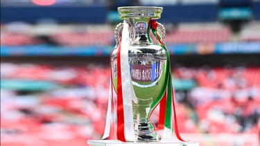 Le trophée de l'Euro à Wembley, le 11 juillet 2021