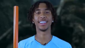 Bashir Humphreys dans sa vidéo de présentation à Burnely, le 21 août 2024