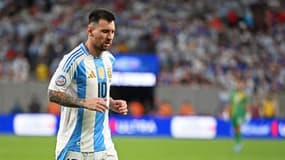 Lionel Messi lors du match Argentine-Chili (1-0, Copa America), le 26 juin 2024