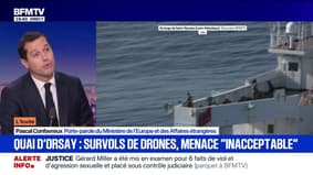 Provocations russes: "On veut créer collectivement de la dissuasion", affirme Pascal Confavreux, porte-parole du Ministère de l'Europe et des Affaires étrangères