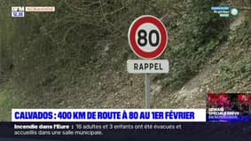 Calvados: 400 km de voies à 80km/h au 1er février