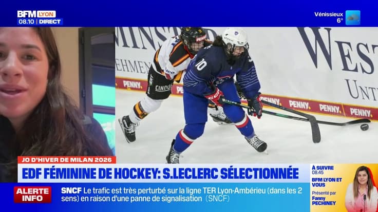 Médecin et joueuse de hockey : la joueuse du LHC, Sophie Leclerc participe aux JO d'hiver 2026