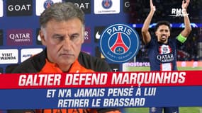 PSG : Galtier défend Marquinhos et n'a jamais pensé à lui retirer le brassard