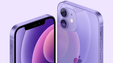 L'iPhone 12 mauve d'Apple