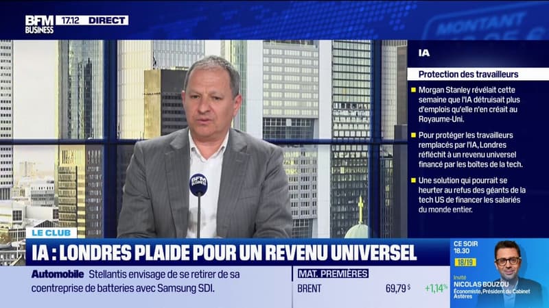 IA : Londres plaide pour un revenu universel