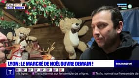 Lyon: tout est prêt pour le marché de Noël qui ouvre ce samedi