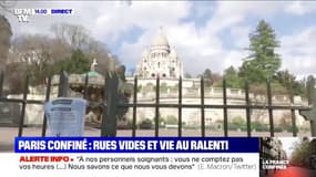 Confinement : Paris au ralenti, les rues de Montmartre vides 