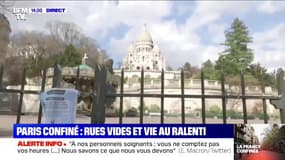Confinement : Paris au ralenti, les rues de Montmartre vides