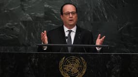 François Hollande à New-York le 22 avril 2016