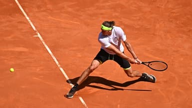 Alexander Zverev au Masters 1000 de Madrid, le 25 avril 2025