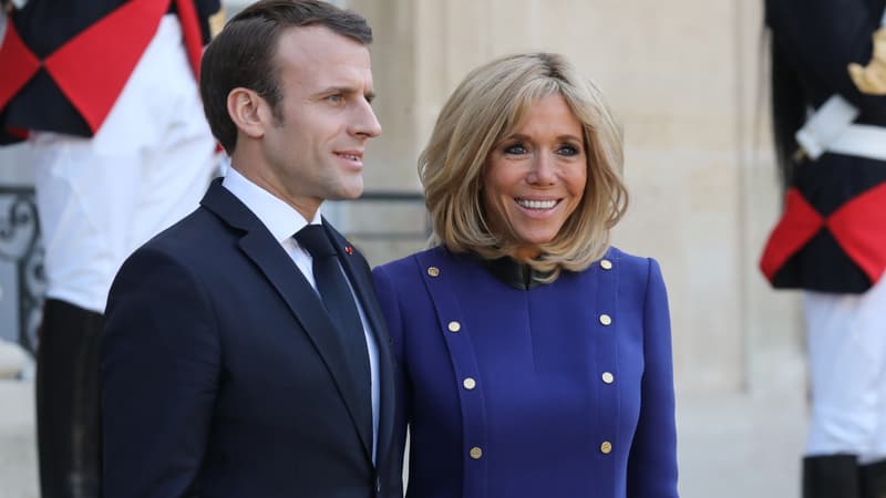 Emmanuel et Brigitte Macron