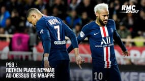 PSG : Rothen place Neymar au-dessus de Mbappé 
