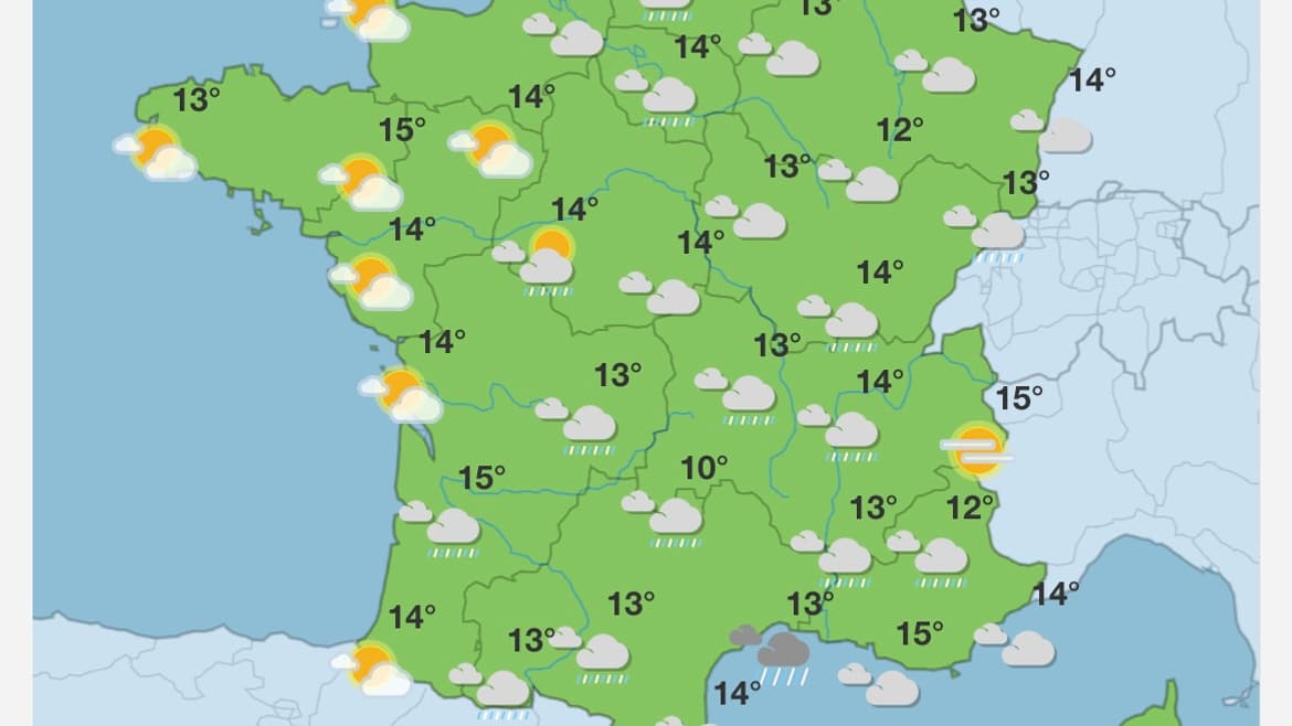La météo en France le samedi 22 février 2025. La météo en France le samedi 22 février 2025.