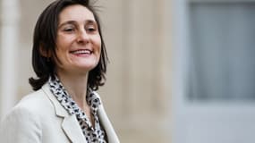 Amélie Oudéa-Castéra à Paris le 12 janvier 2024