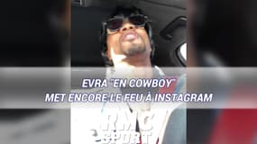 Evra "en cowboy" met encore le feu à Instagram