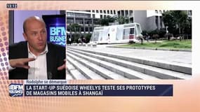 Rodolphe se démarque: La start-up suédoise Wheelys teste ses prototypes de magasins mobiles à Shanghai - 01/07