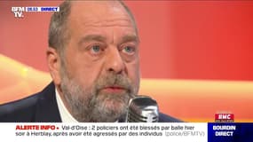 Eric Dupond-Moretti face à Jean-Jacques Bourdin sur RMC et BFMTV