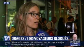 "On a été bloqué 5h." À cause des orages, ces voyageurs ont passé la nuit dans des gares en Normandie