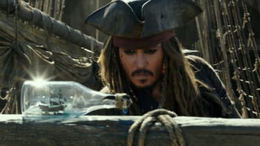 Johnny Depp dans "Pirates des Caraïbes: la vengeance de Salazar"