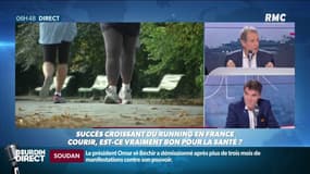 "On a 3 à 4 ans de vie de qualité en plus lorsque l'on court souvent" assure le professeur de physiologie, Jean-François Toussaint