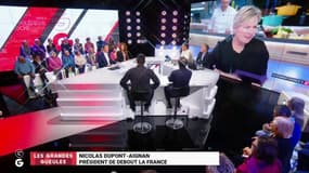 Nicolas Dupont-Aigan "ne regrette absolument pas " son accrochage avec Patrick Cohen.