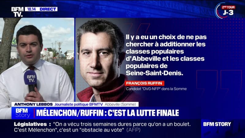 Élections législatives: François Ruffin annonce qu'il ne siègera plus avec La France insoumise s'il est réélu député