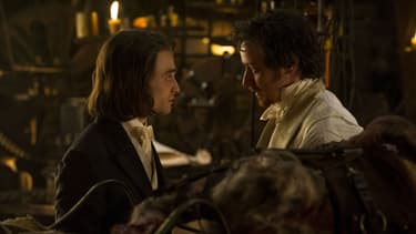 Daniel Radcliffe donne la réplique à James McAvoy dans "Docteur Frankenstein".