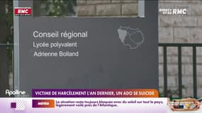 Victime de harcèlement l'an dernier, un ado se suicide 