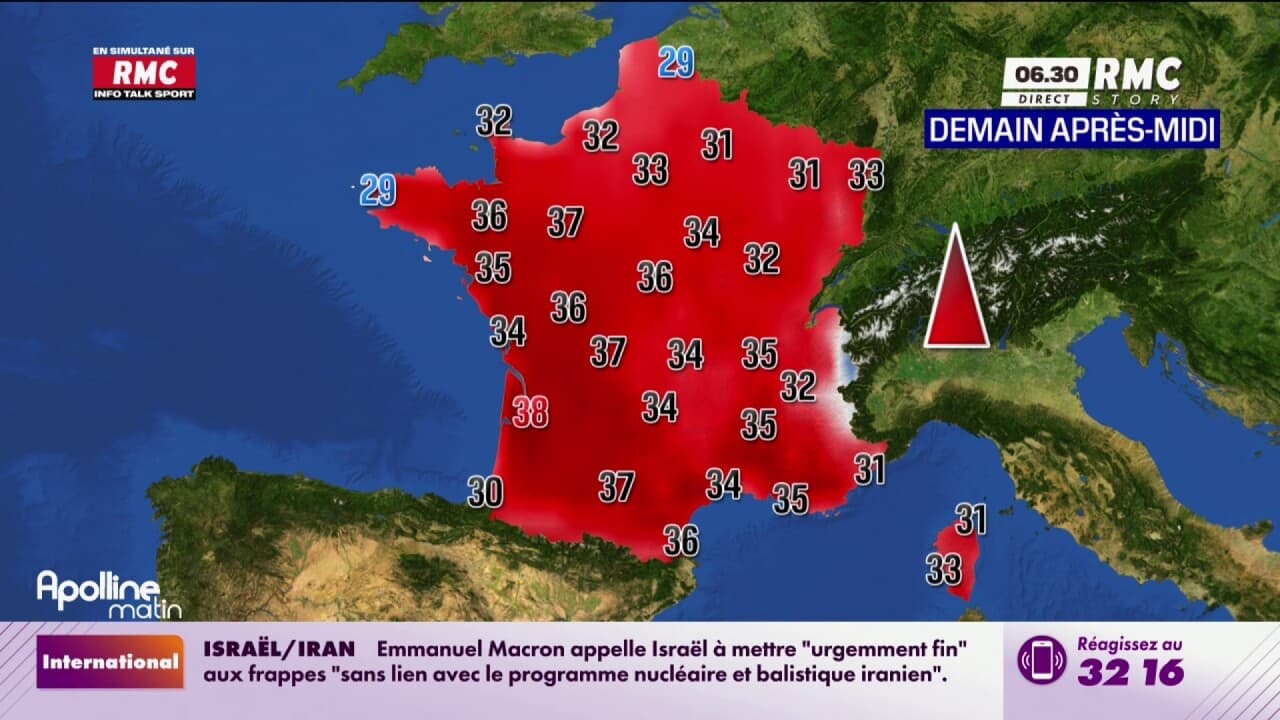 Alerte jaune canicule : 27 départements et des températures en hausse