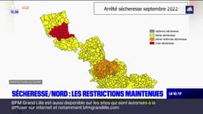 Sécheresse: la préfecture du Nord maintient les restrictions