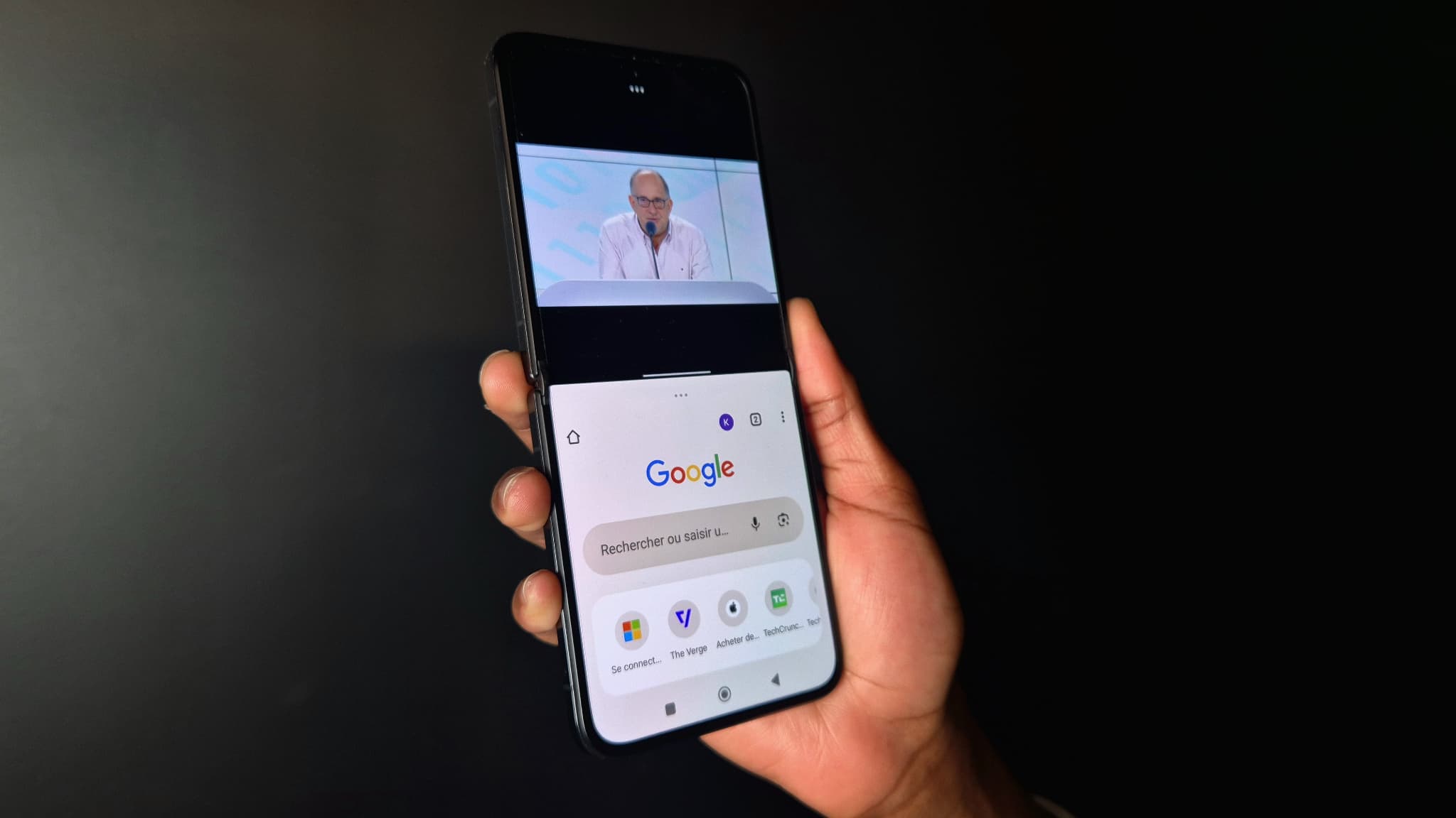 Il est possible de faire du multitâche avec le Xiaomi Mix Flip.