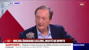 "Tout le monde pourrait donner plus de salaire s'il y avait moins de cotisations et moins de charges", déclare Michel-Édouard Leclerc, président du comité stratégique des magasins E.Leclerc