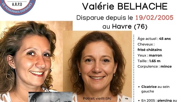 Valérie Belhache a disparu le 19 février 2005 au Havre, en Seine-Maritime.