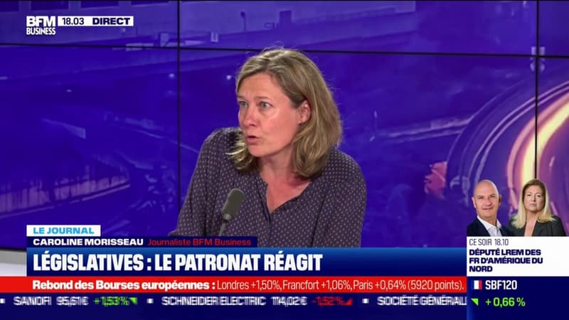 Législatives : le patronat réagit