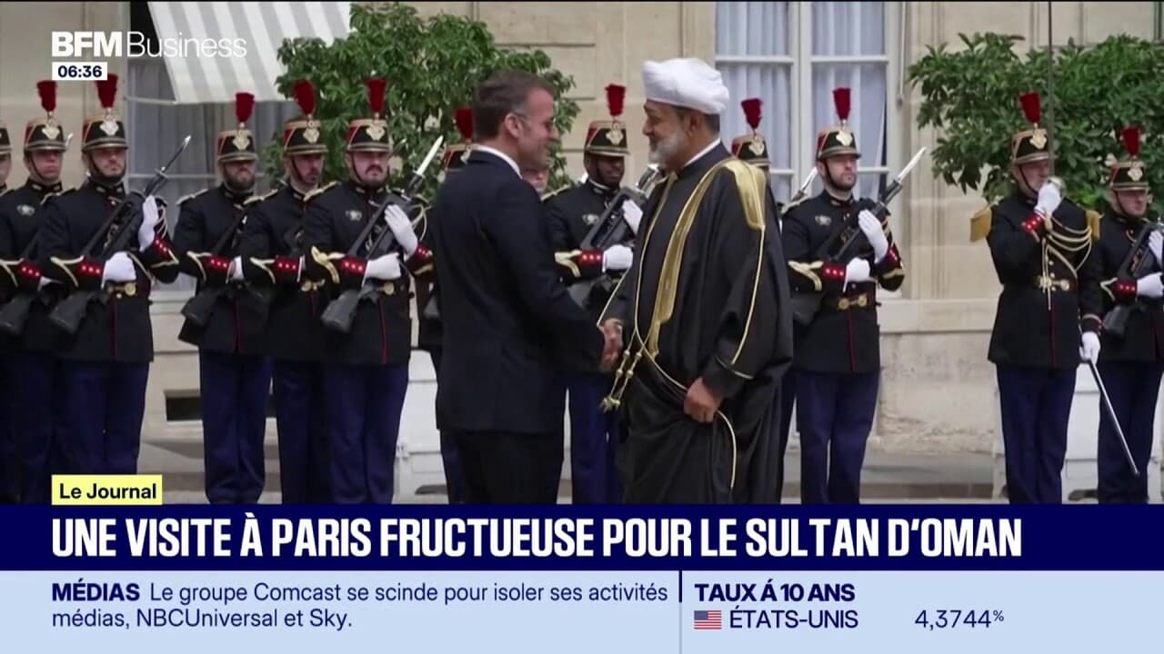 Umman Sultanı'nın Paris Ziyareti Verimli Geçti