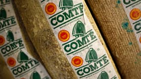 Des meules de comté au marché international de Rungis (photo d'illustration).