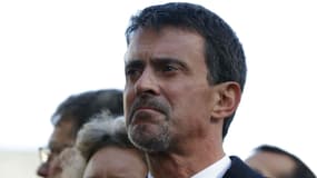 Manuel Valls lors des commémorations des attentats de Paris, le 13 novembre 2017 dans le 11e arrondissement de Paris