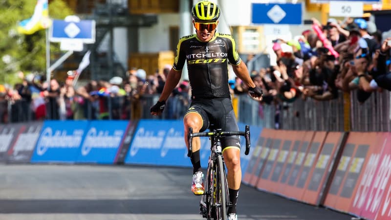 Esteban Chaves, vainqueur de la 19e étape du Giro.