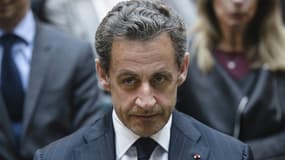 Nicolas Sarkozy en février dernier, lors d'un déplacement à Berlin.