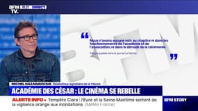 Pour Michel Hazanavicius, les 4700 membres de l'Académie des César "ne sont pas représentés de manière démocratique"