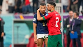 Kylian Mbappé et Achraf Hakimi