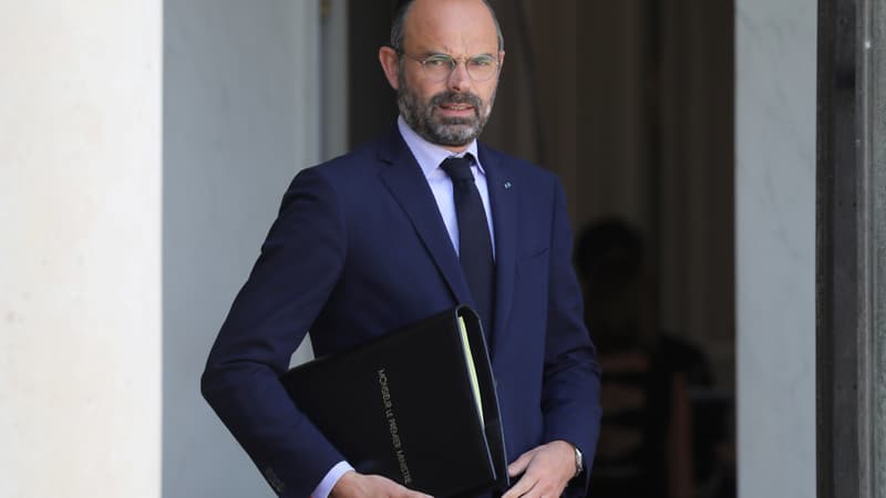 Edouard Philippe à l'Elysée, le 17 juillets 2019.