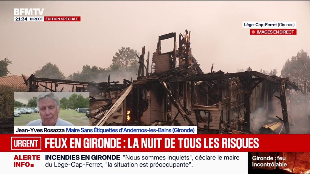 Incendie En Gironde On A Rarement Vu a Sur Les Bords Du Bassin D Incendie En Gironde On A Rarement Vu a Sur Les Bords Du Bassin D