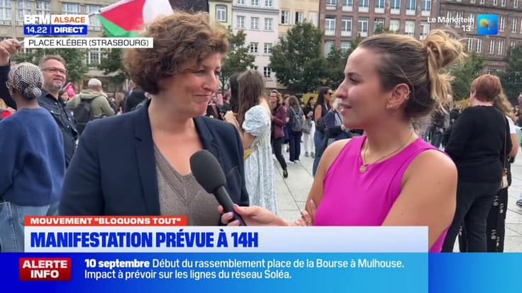 "Une colère populaire qui s'exprime": Jeanne Barseghian est présente au rassemblement Place Kléber