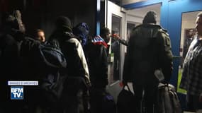 Des migrants accueillis dans un centre à Villeurbanne, dans le Rhône.