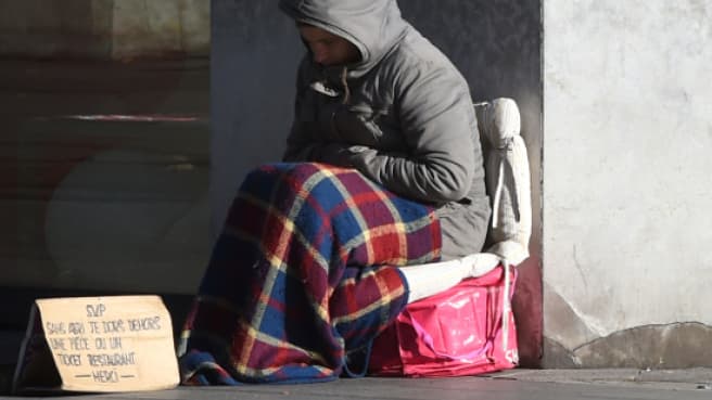 Serge, SDF de 50 ans, "n'arrive pas à trouver les mots pour remercier" les auditeurs de RMC qui se sont mobilisés pour lui. (Photo d'illustration)